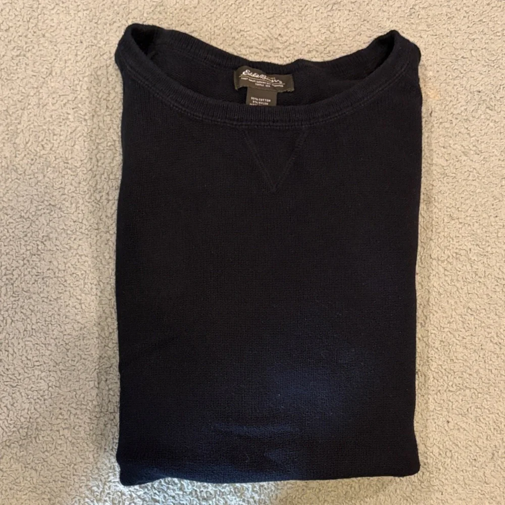 Eddie Bauer Womens Black Crewneck Sweater size 2X - Picture 7 of 7